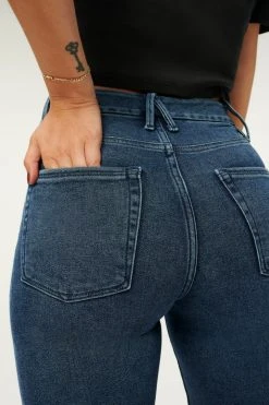 GA-SALE High Waisted GOOD WAIST CROP | BLUE798