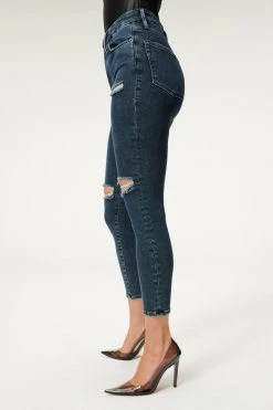 Budget ✨ GOOD AMERICAN ALWAYS FITS GOOD WAIST CROP | BLUE857 🧨 23 GOOD AMERICAN ALWAYS FITS GOOD WAIST CROP | BLUE857