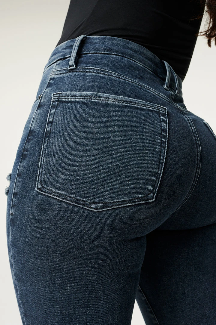 Budget ✨ GOOD AMERICAN ALWAYS FITS GOOD WAIST CROP | BLUE857 🧨 16 GOOD AMERICAN ALWAYS FITS GOOD WAIST CROP | BLUE857