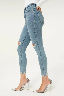 GA-SALE High Waisted GOOD WAIST CROP CHEW HEM | BLUE799