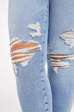 GOOD AMERICAN GOOD WAIST CROP | INDIGO138