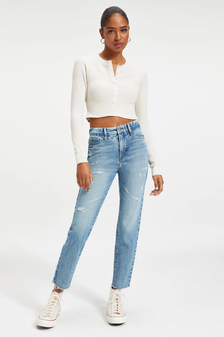 Coupon ✨ GOOD AMERICAN High Waisted THE WEEKENDER | INDIGO046 ⭐ 1 GOOD AMERICAN High Waisted THE WEEKENDER | INDIGO046