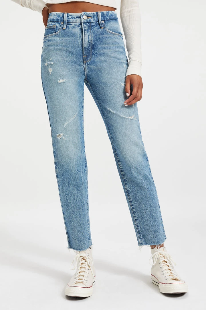 Coupon ✨ GOOD AMERICAN High Waisted THE WEEKENDER | INDIGO046 ⭐ 2 GOOD AMERICAN High Waisted THE WEEKENDER | INDIGO046