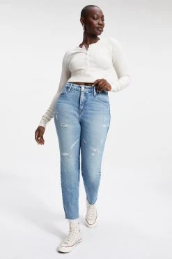 Coupon ✨ GOOD AMERICAN High Waisted THE WEEKENDER | INDIGO046 ⭐ 23 GOOD AMERICAN High Waisted THE WEEKENDER | INDIGO046