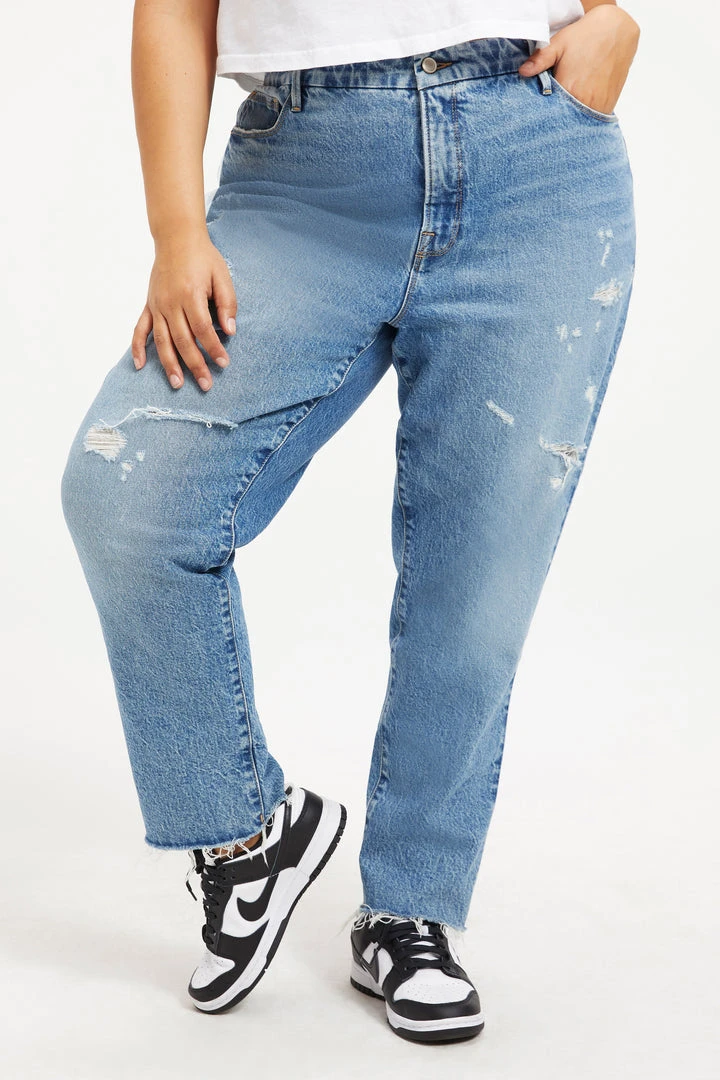 Coupon ✨ GOOD AMERICAN High Waisted THE WEEKENDER | INDIGO046 ⭐ 13 GOOD AMERICAN High Waisted THE WEEKENDER | INDIGO046