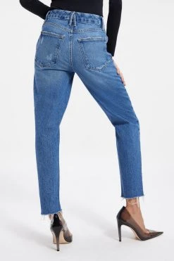 Cheapest ❤️ GOOD AMERICAN THE WEEKENDER | INDIGO045 High Waisted 🎉 18 GOOD AMERICAN THE WEEKENDER | INDIGO045 High Waisted