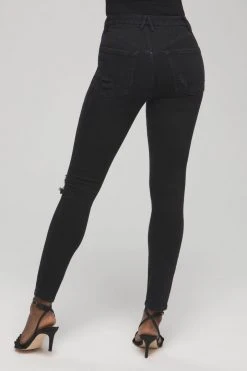 GOOD AMERICAN GOOD WAIST EXTREME V | BLACK138