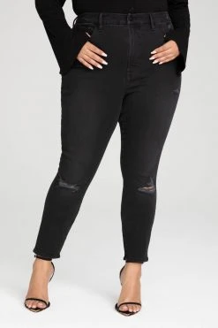 GOOD AMERICAN GOOD WAIST EXTREME V | BLACK138