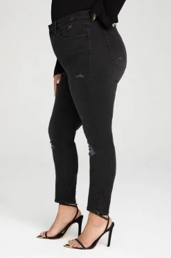 GOOD AMERICAN GOOD WAIST EXTREME V | BLACK138