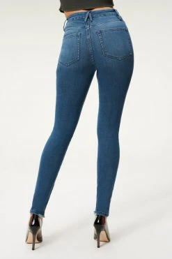 GA-SALE High Waisted GOOD WAIST JACKED STEP HEM | BLUE850