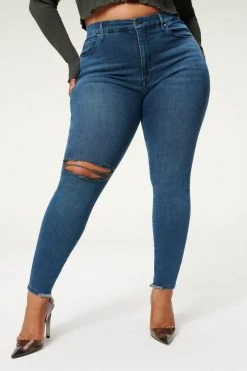 GA-SALE High Waisted GOOD WAIST JACKED STEP HEM | BLUE850