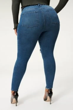 GA-SALE High Waisted GOOD WAIST JACKED STEP HEM | BLUE850