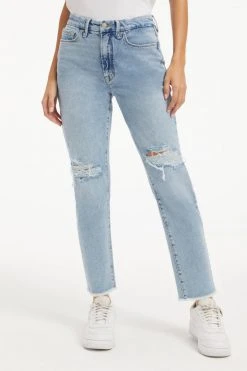 GOOD AMERICAN THE WEEKENDER JEAN | INDIGO111 High Waisted