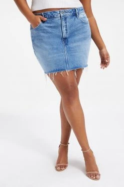 Best Pirce 😀 GA-SALE GOOD WAIST MINI SKIRT | INDIGO900 🤩 14 GA-SALE GOOD WAIST MINI SKIRT | INDIGO900