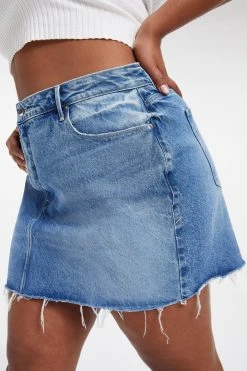 Best Pirce 😀 GA-SALE GOOD WAIST MINI SKIRT | INDIGO900 🤩 13 GA-SALE GOOD WAIST MINI SKIRT | INDIGO900