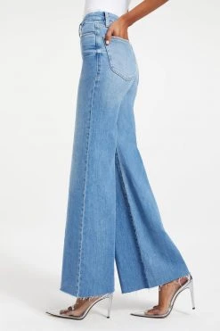 GOOD AMERICAN High Waisted GOOD WAIST PALAZZO | INDIGO030