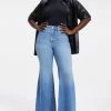 GOOD AMERICAN High Waisted GOOD WAIST PALAZZO | INDIGO030