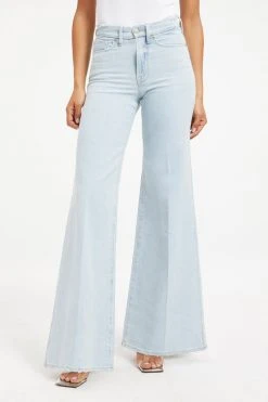 GOOD AMERICAN GOOD WAIST PALAZZO | INDIGO031