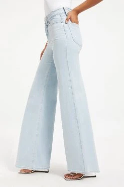 GOOD AMERICAN GOOD WAIST PALAZZO | INDIGO031