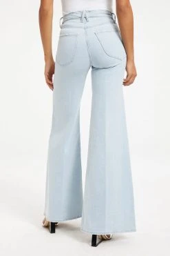 GOOD AMERICAN GOOD WAIST PALAZZO | INDIGO031