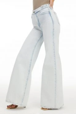 GOOD AMERICAN GOOD WAIST PALAZZO WAIST TABS | BLUE712