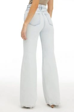 GOOD AMERICAN GOOD WAIST PALAZZO WAIST TABS | BLUE712