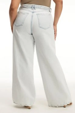 GOOD AMERICAN GOOD WAIST PALAZZO WAIST TABS | BLUE712