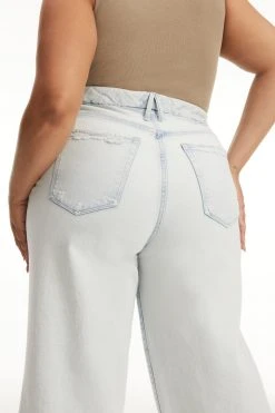 GOOD AMERICAN GOOD WAIST PALAZZO WAIST TABS | BLUE712