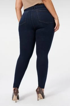 GOOD AMERICAN GOOD WAIST RAW EDGE | BLUE794 High Waisted