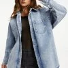 GOOD AMERICAN Summer Denim DENIM SHACKET | INDIGO299