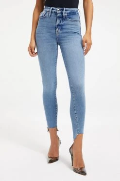 Deals 🎁 GOOD AMERICAN High Waisted GOOD WAIST STEP HEM | INDIGO143 👏 16 GOOD AMERICAN High Waisted GOOD WAIST STEP HEM | INDIGO143