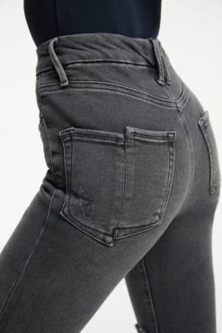 Cheap ✔️ GOOD AMERICAN GOOD WAIST SPLIT POCKETS | BLACK275 High Waisted 😀 22 GOOD AMERICAN GOOD WAIST SPLIT POCKETS | BLACK275 High Waisted