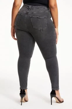 Cheap ✔️ GOOD AMERICAN GOOD WAIST SPLIT POCKETS | BLACK275 High Waisted 😀 16 GOOD AMERICAN GOOD WAIST SPLIT POCKETS | BLACK275 High Waisted