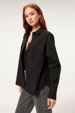 GOOD AMERICAN Tops THE GOOD SHIRT | BLACK001