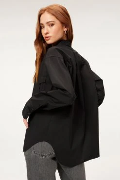 GOOD AMERICAN Tops THE GOOD SHIRT | BLACK001