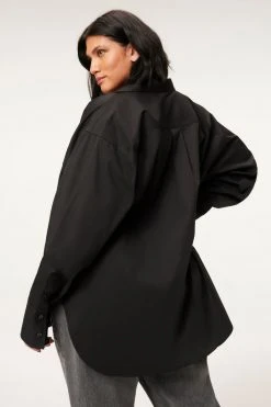 GOOD AMERICAN Tops THE GOOD SHIRT | BLACK001