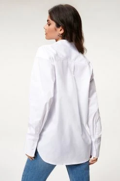 New 🥰 GOOD AMERICAN Tops THE GOOD SHIRT | WHITE001 ⭐ 17 GOOD AMERICAN Tops THE GOOD SHIRT | WHITE001