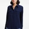 GOOD AMERICAN FLAP POCKET SHIRT | NAVY001