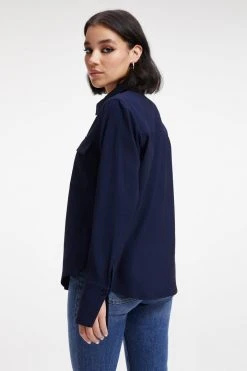 Cheap ⌛ GOOD AMERICAN FLAP POCKET SHIRT | NAVY001 🔔 15 GOOD AMERICAN FLAP POCKET SHIRT | NAVY001