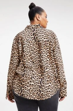 Deals ๐ฅ GOOD AMERICAN FLAP POCKET SHIRT | GOOD LEOPARD003 Tops ๐ 20 GOOD AMERICAN FLAP POCKET SHIRT | GOOD LEOPARD003 Tops