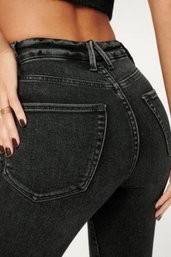 GA-SALE High Waisted GOOD WAIST SLIT WAISTBAND | BLACK155