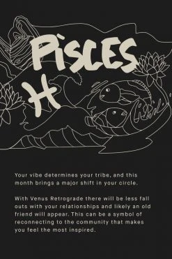 GA-SALE ZODIAC BOYFRIEND SWEATSHIRT | PISCES