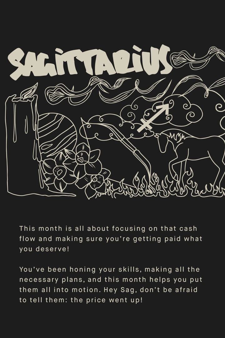 Best Pirce 👏 GA-SALE ZODIAC BOYFRIEND SWEATPANT | SAGITTARIUS 👍 2 GA-SALE ZODIAC BOYFRIEND SWEATPANT | SAGITTARIUS