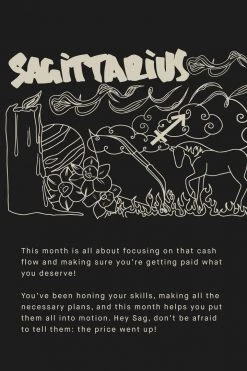 GA-SALE ZODIAC BOYFRIEND SWEATSHIRT | SAGITTARIUS